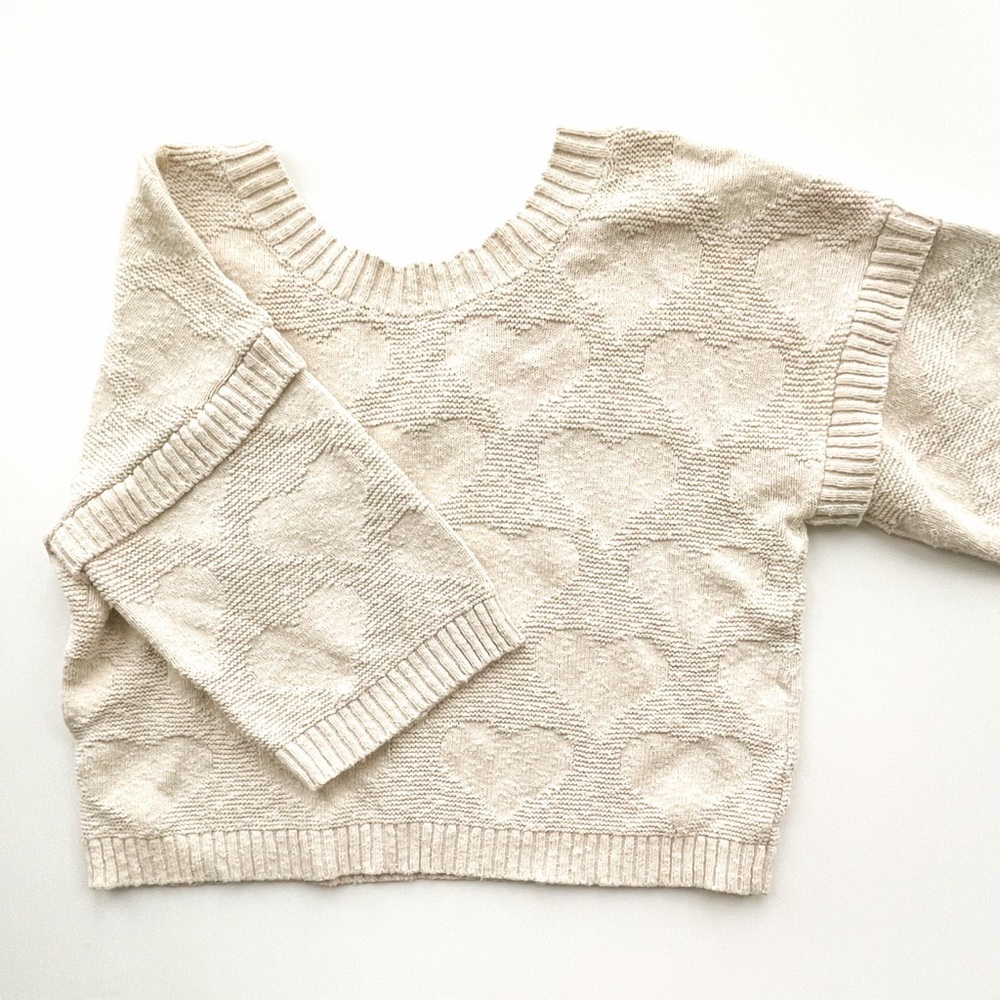See by Chloe Heart Knit Sweater